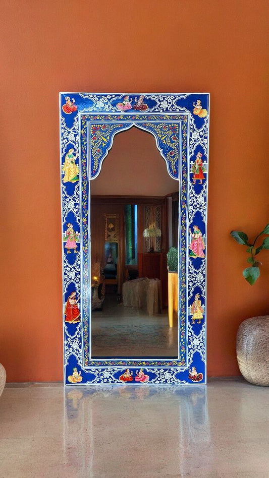 Hand Painted Big Size Mirror