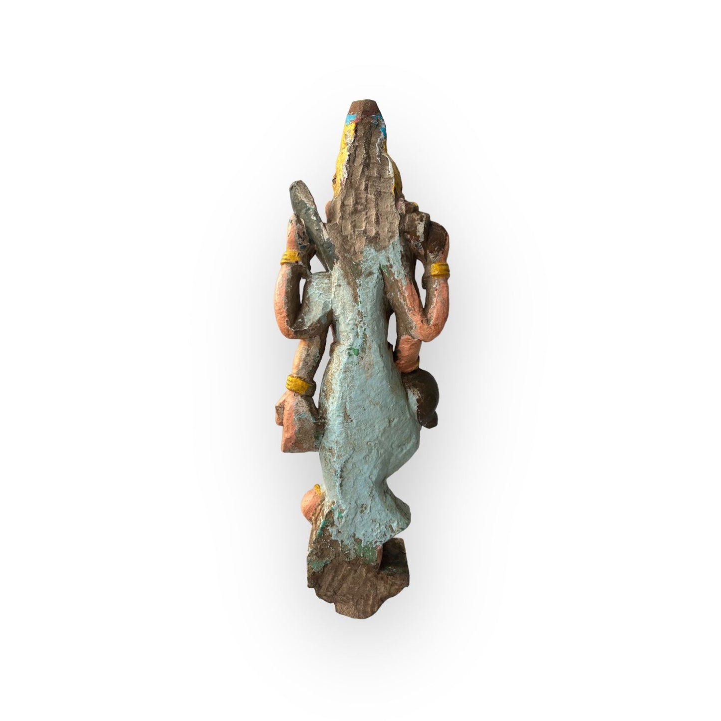 Old  Stone Hindu Goddess Saraswati Statue