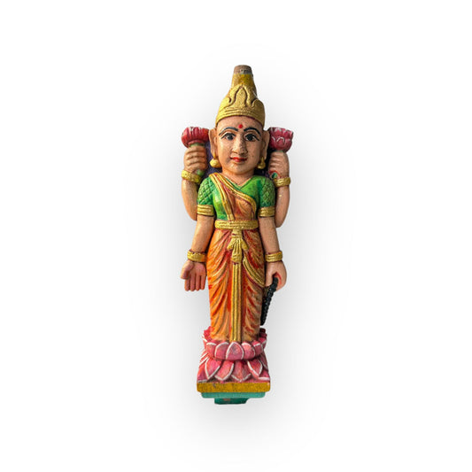 Old  Stone Hindu Goddess Laxmi Statue