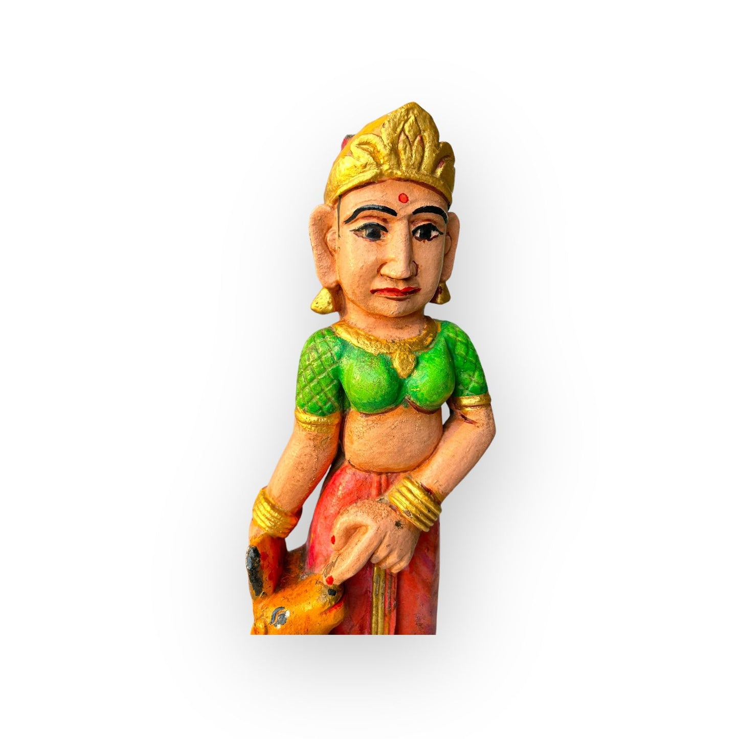 Old  Stone Hindu Goddess Sita Statue