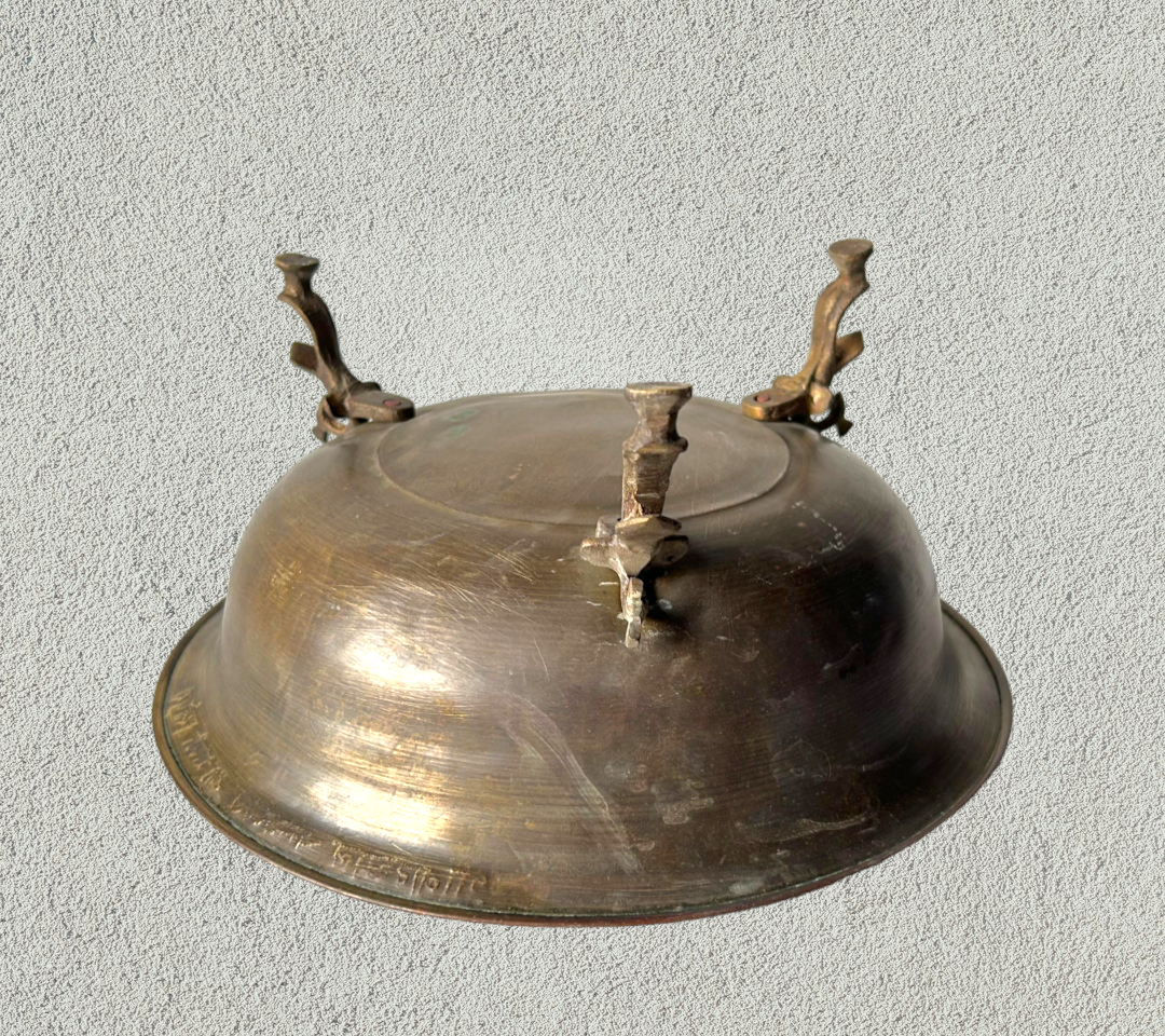 Brass Pot on Stand Urli