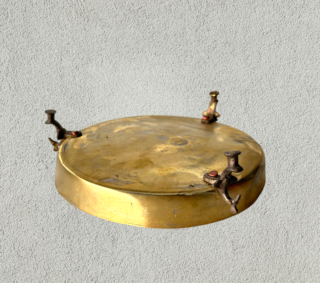 Brass plate on Stand Urli