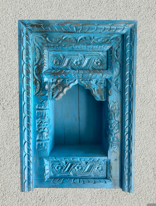 Wooden Hand Carved Jharokha Frame