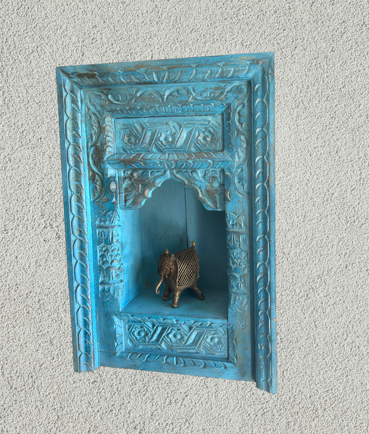 Wooden Hand Carved Jharokha Frame