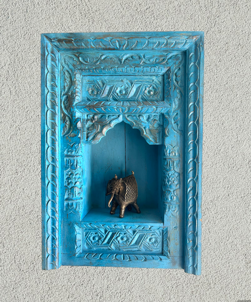 Wooden Hand Carved Jharokha Frame