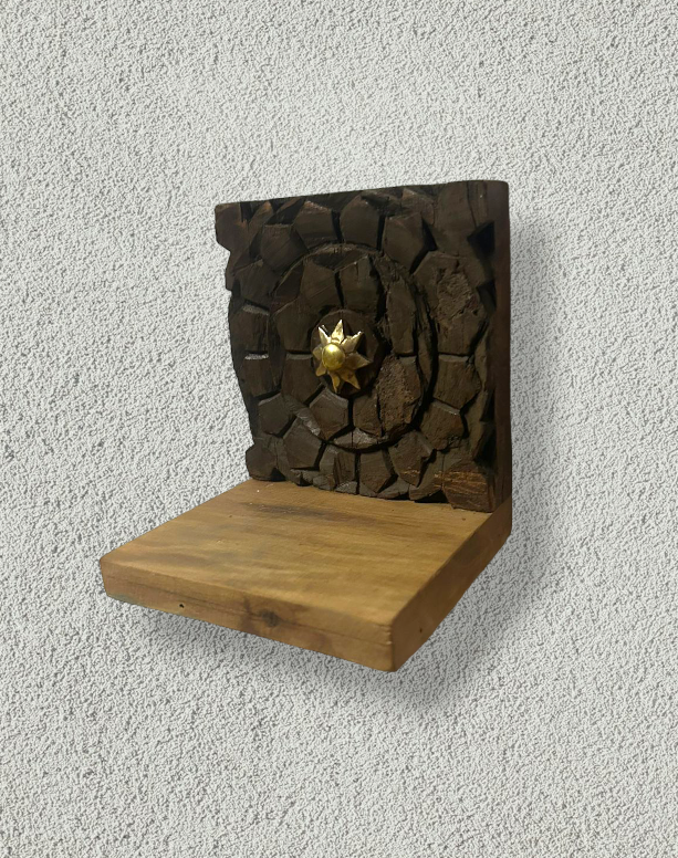 Wooden Deepam Stand