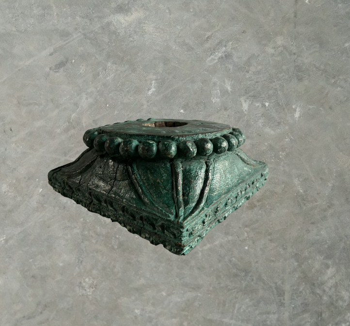 Wooden Hand Carved Pillar Base