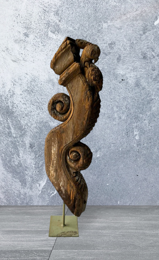 Wooden Hand Carved Bracket