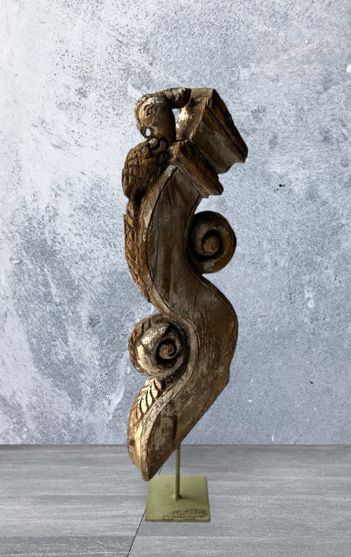 Wooden Hand Carved Bracket