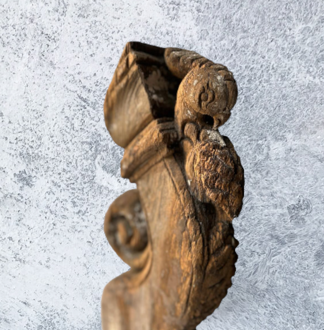 Wooden Hand Carved Bracket