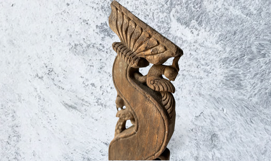 Wooden Hand Carved Bracket