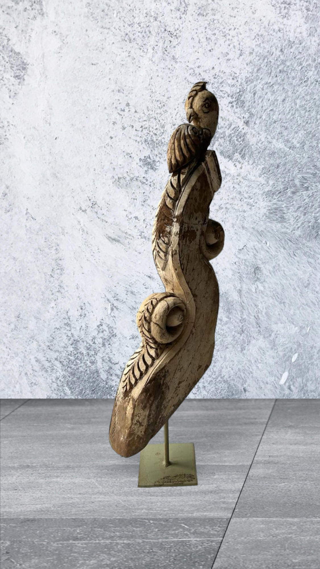 Wooden Hand Carved Bracket