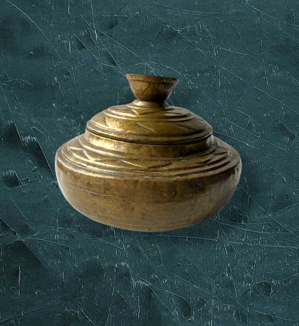 Antique Brass Pot