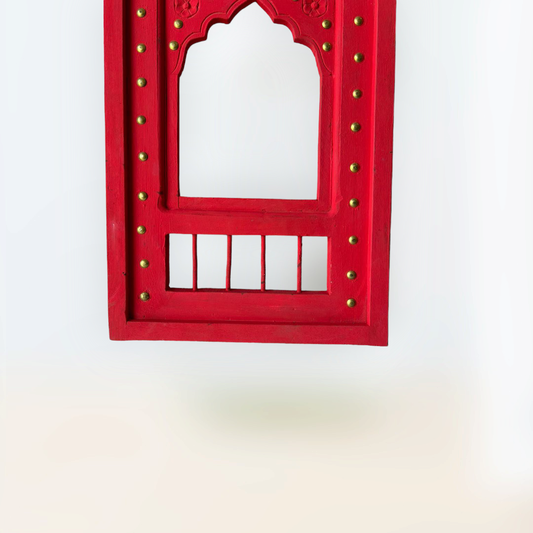 Wooden Jharokha Mirror Frame