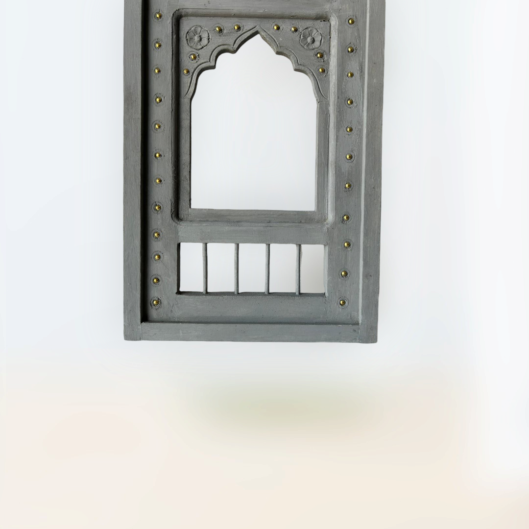 Wooden Jharokha Mirror Frame