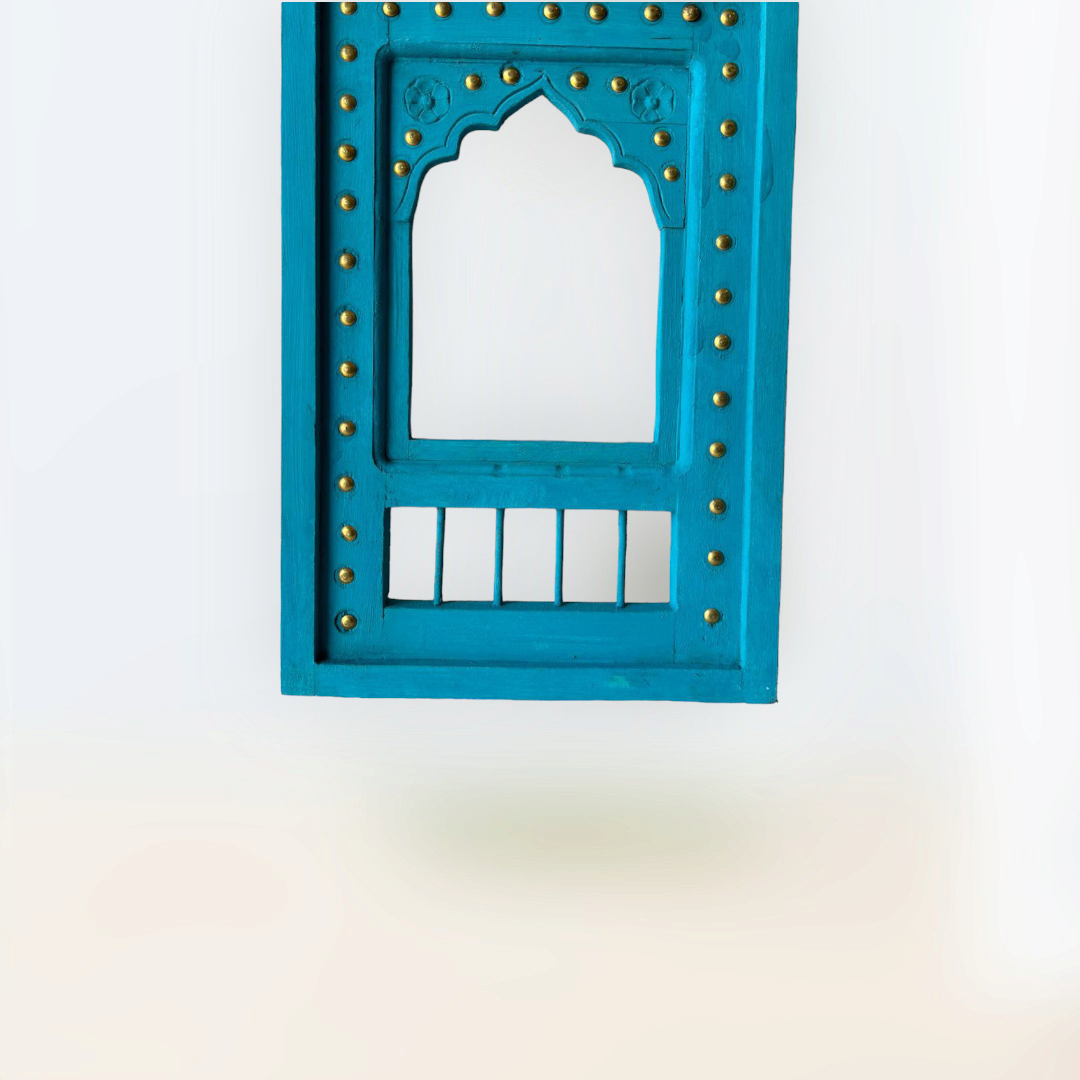 Wooden Jharokha Mirror Frame