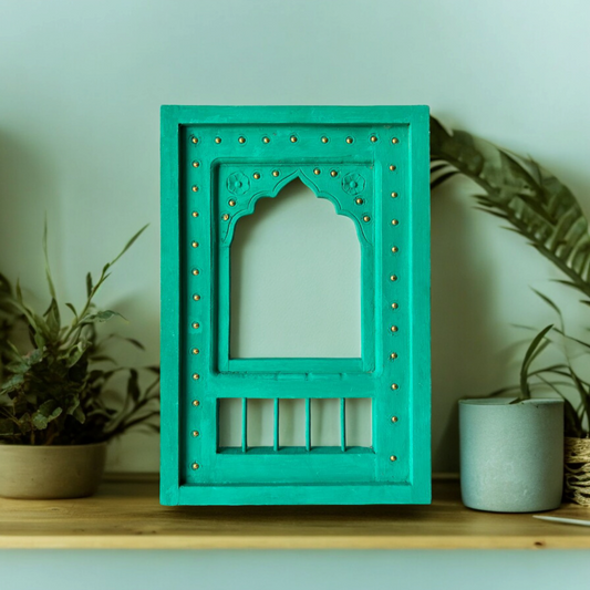 Wooden Jharokha Mirror Frame