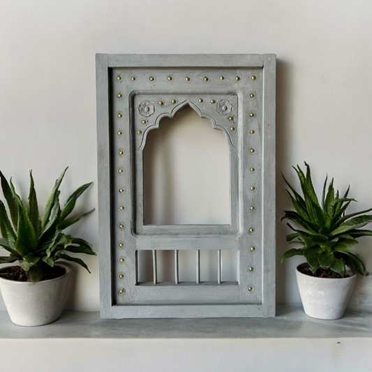 Wooden Jharokha Mirror Frame