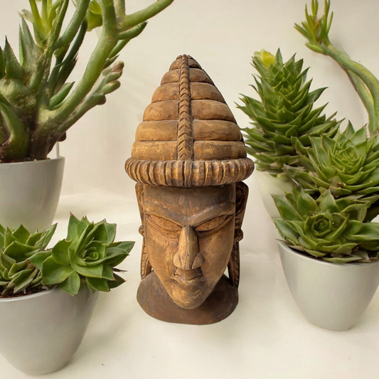 Wooden Hand Carved Buddha Statue