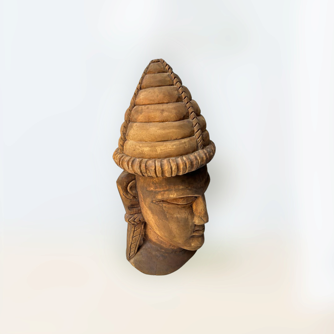 Wooden Hand Carved Buddha Statue