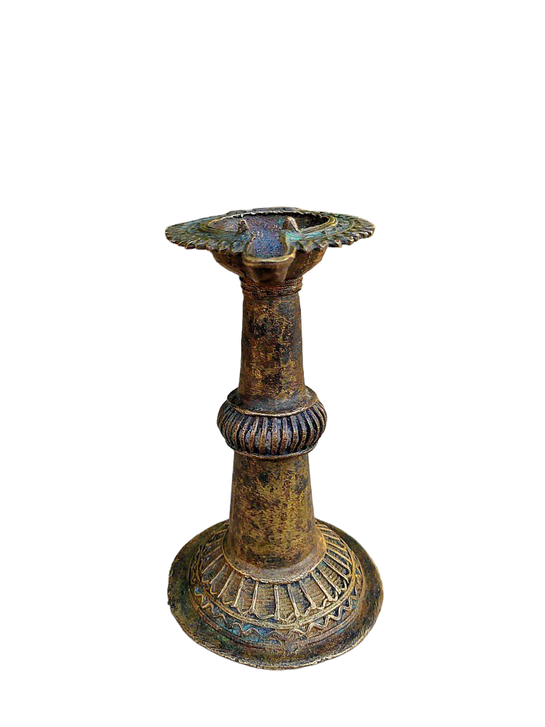 Old Dokara Style Oil Lamp