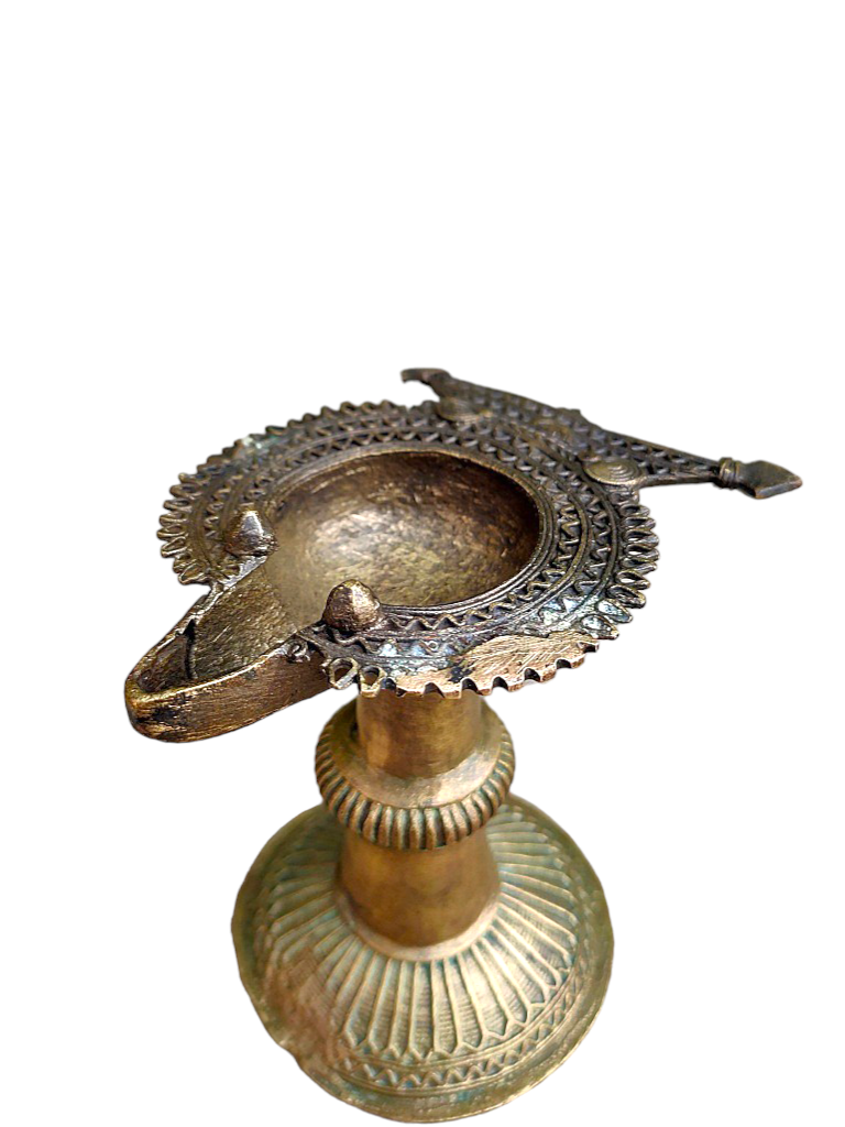 Old Dokara Style Oil Lamp