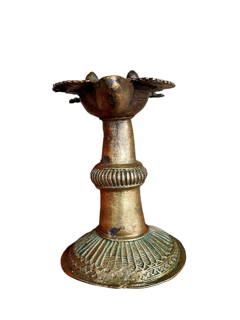 Old Dokara Style Oil Lamp