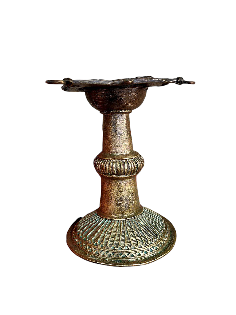 Old Dokara Style Oil Lamp