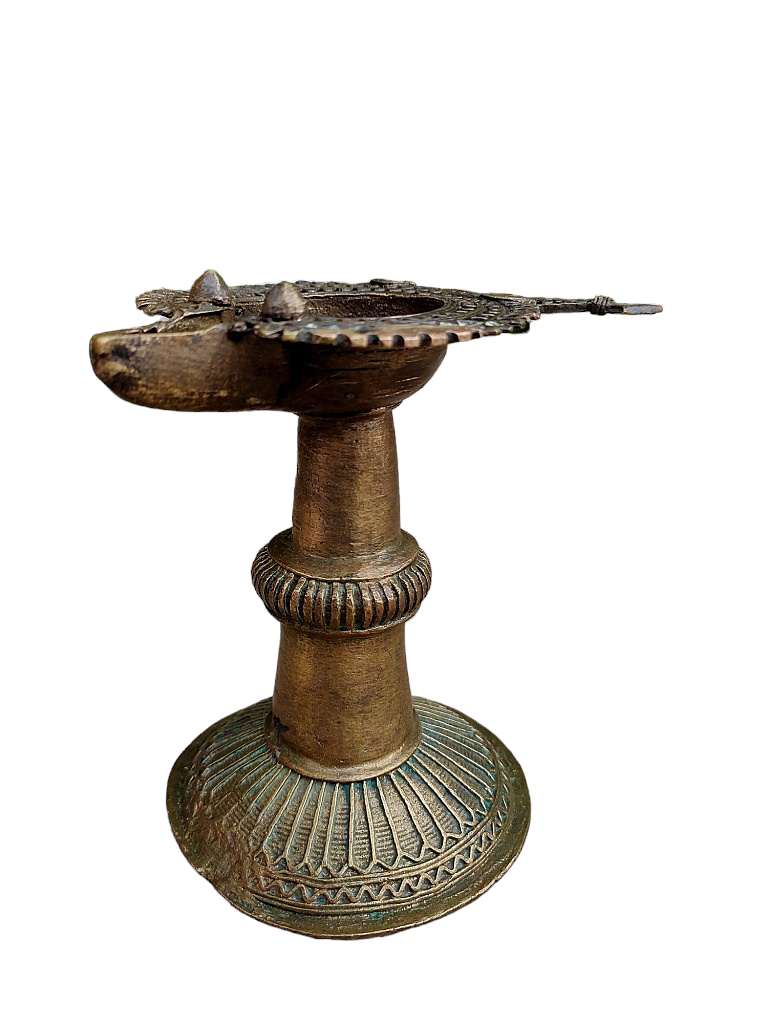 Old Dokara Style Oil Lamp