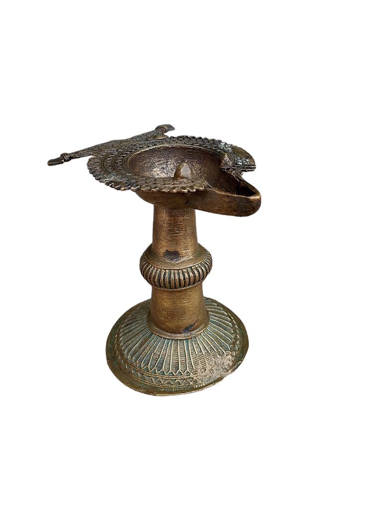 Old Dokara Style Oil Lamp