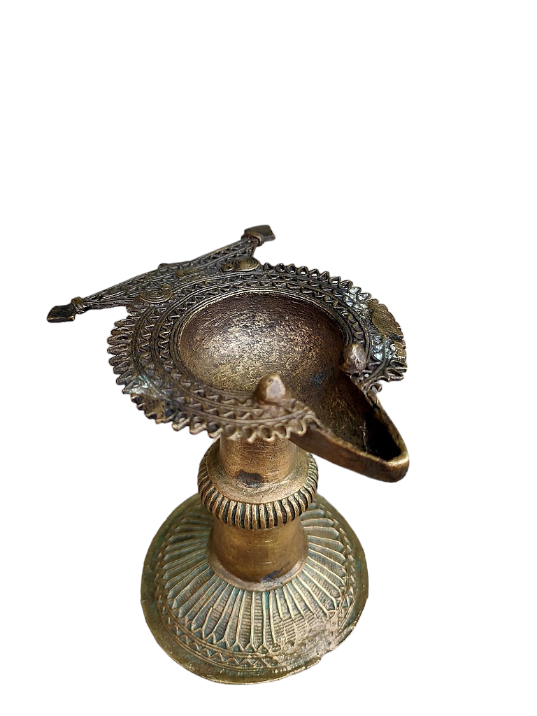 Old Dokara Style Oil Lamp