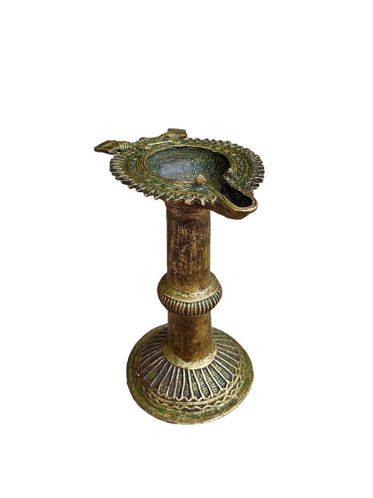 Old Dokara Style Oil Lamp