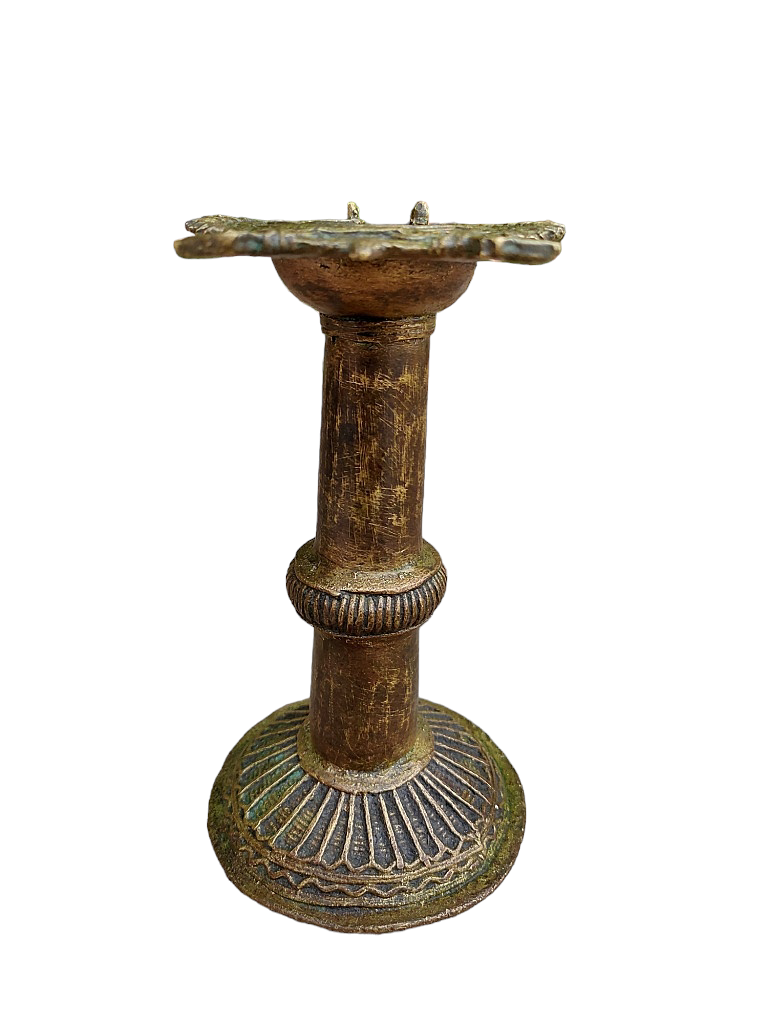 Old Dokara Style Oil Lamp