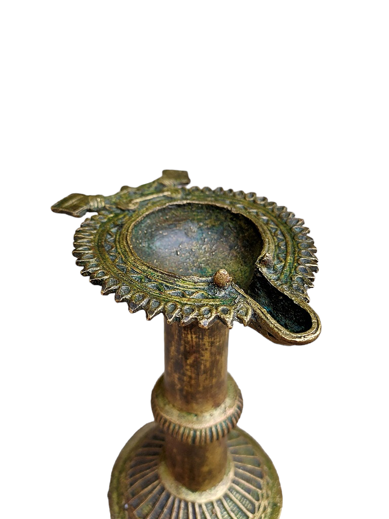 Old Dokara Style Oil Lamp