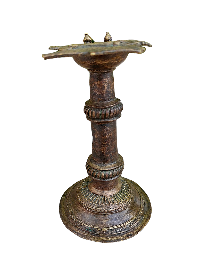 Old Dokara Style Oil Lamp