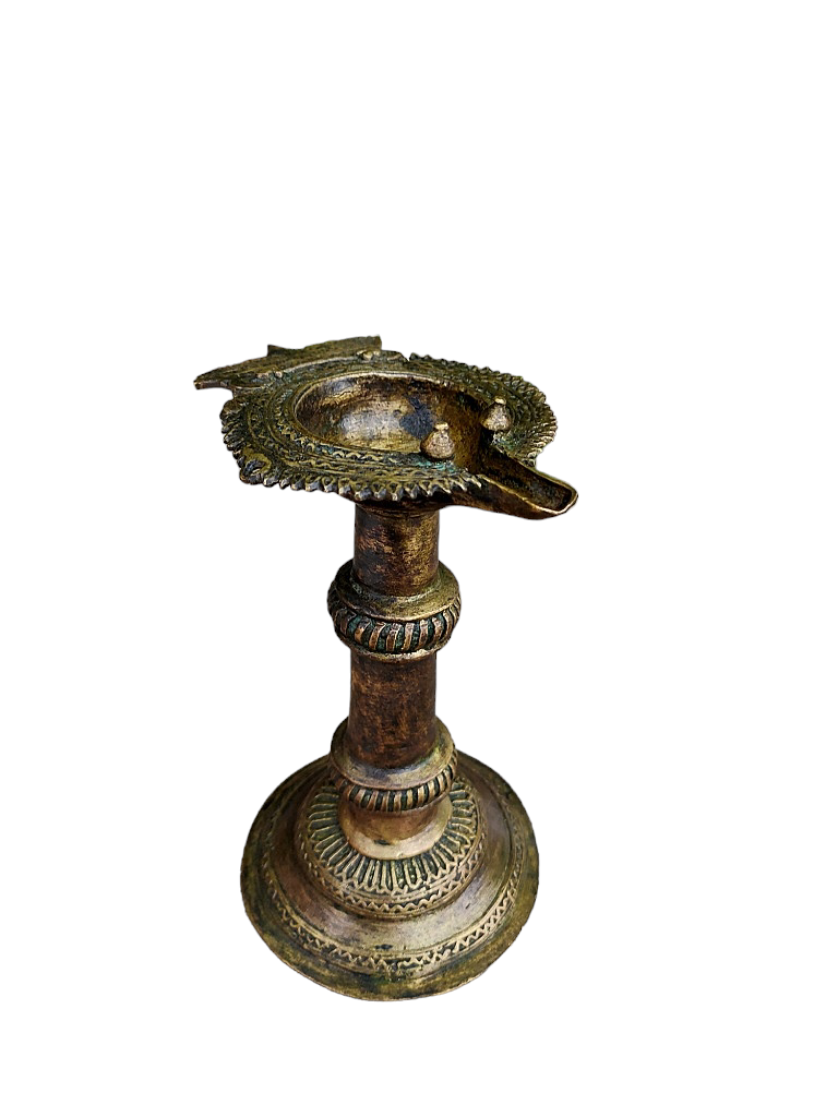 Old Dokara Style Oil Lamp