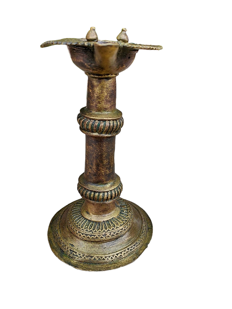 Old Dokara Style Oil Lamp