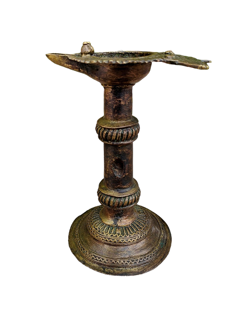 Old Dokara Style Oil Lamp