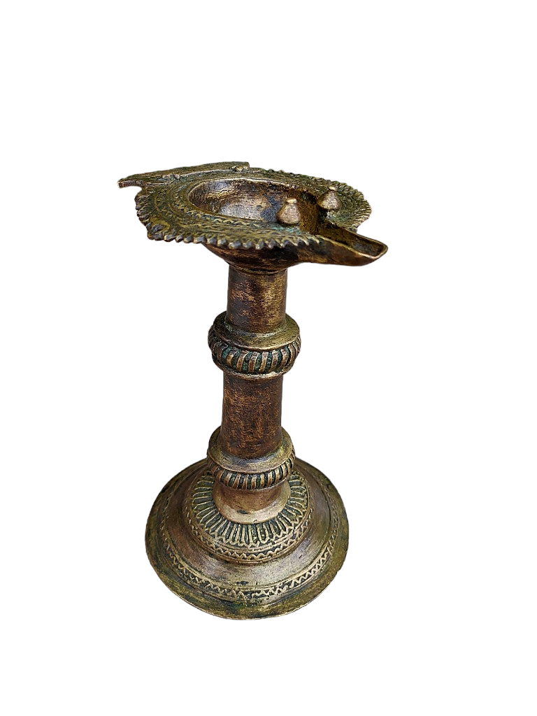 Old Dokara Style Oil Lamp