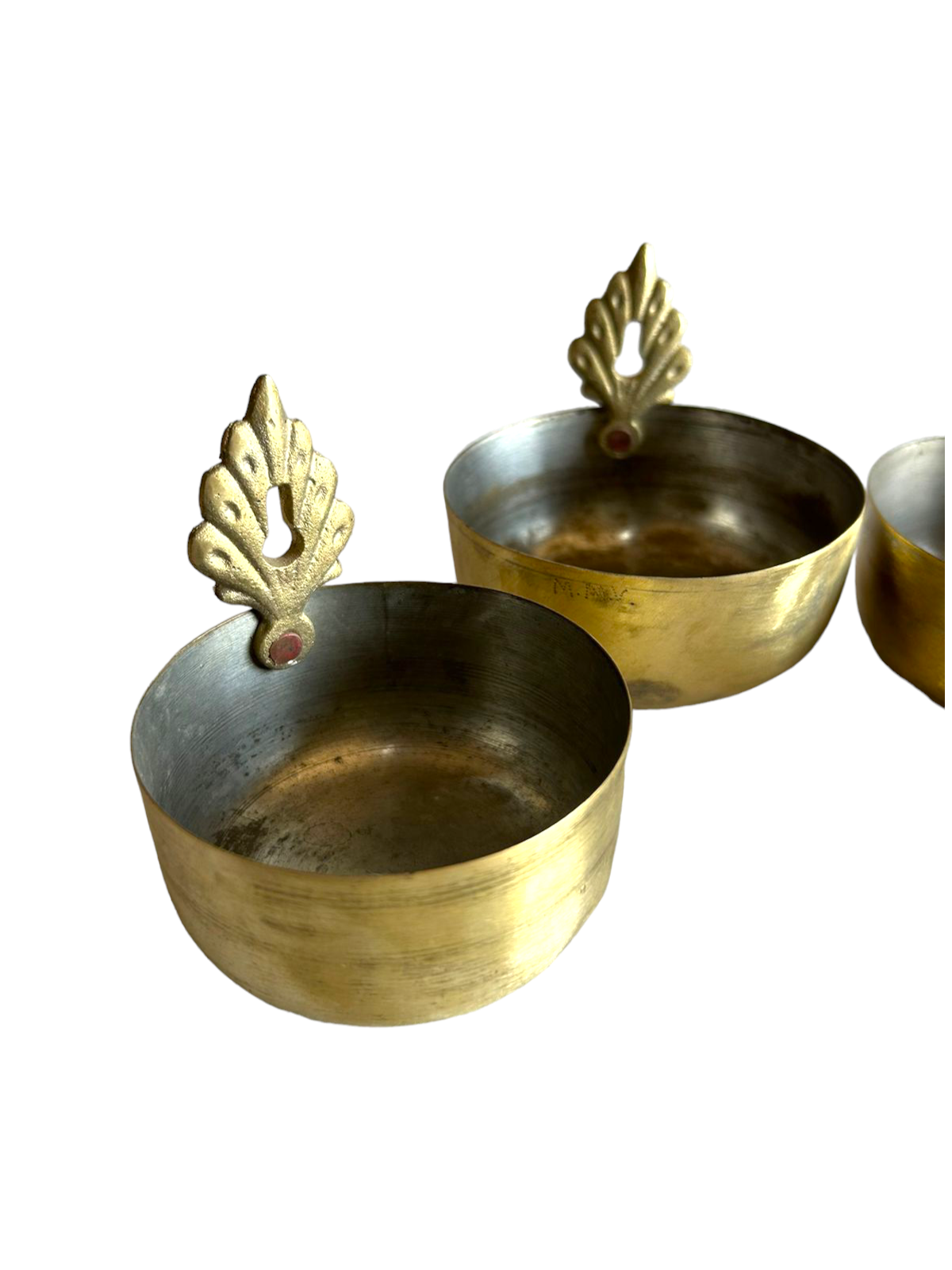 Wall Hanging Small Brass Plater Bowl(Set of 4)