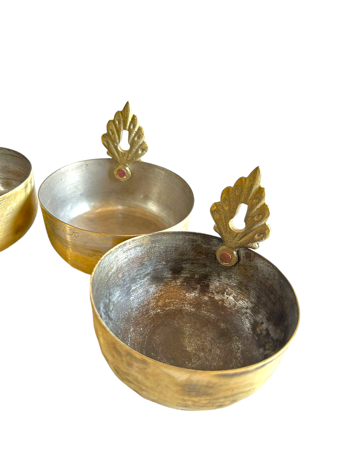 Wall Hanging Small Brass Plater Bowl(Set of 4)