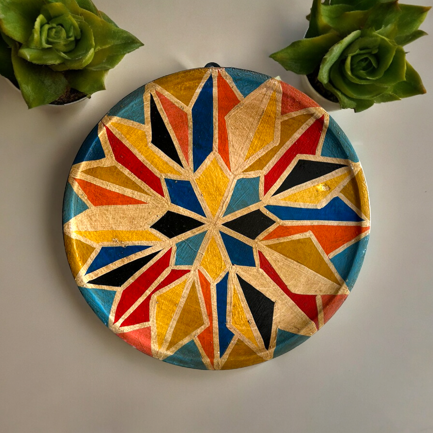 Wooden Wall Hanging Plate