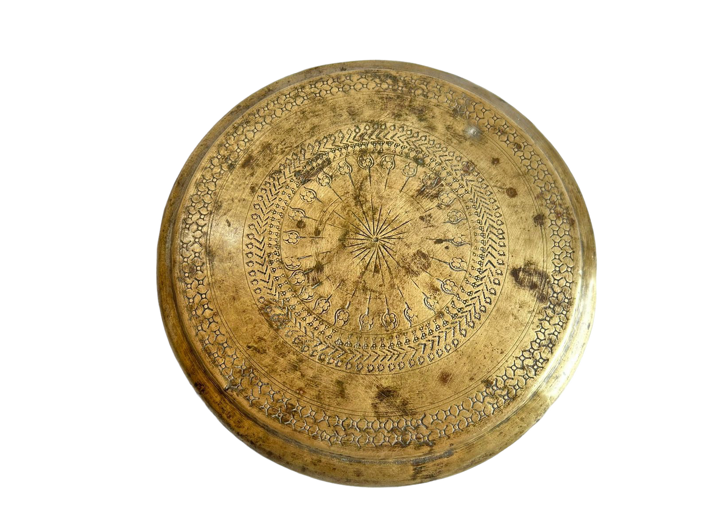 Antique Brass Chapati Box