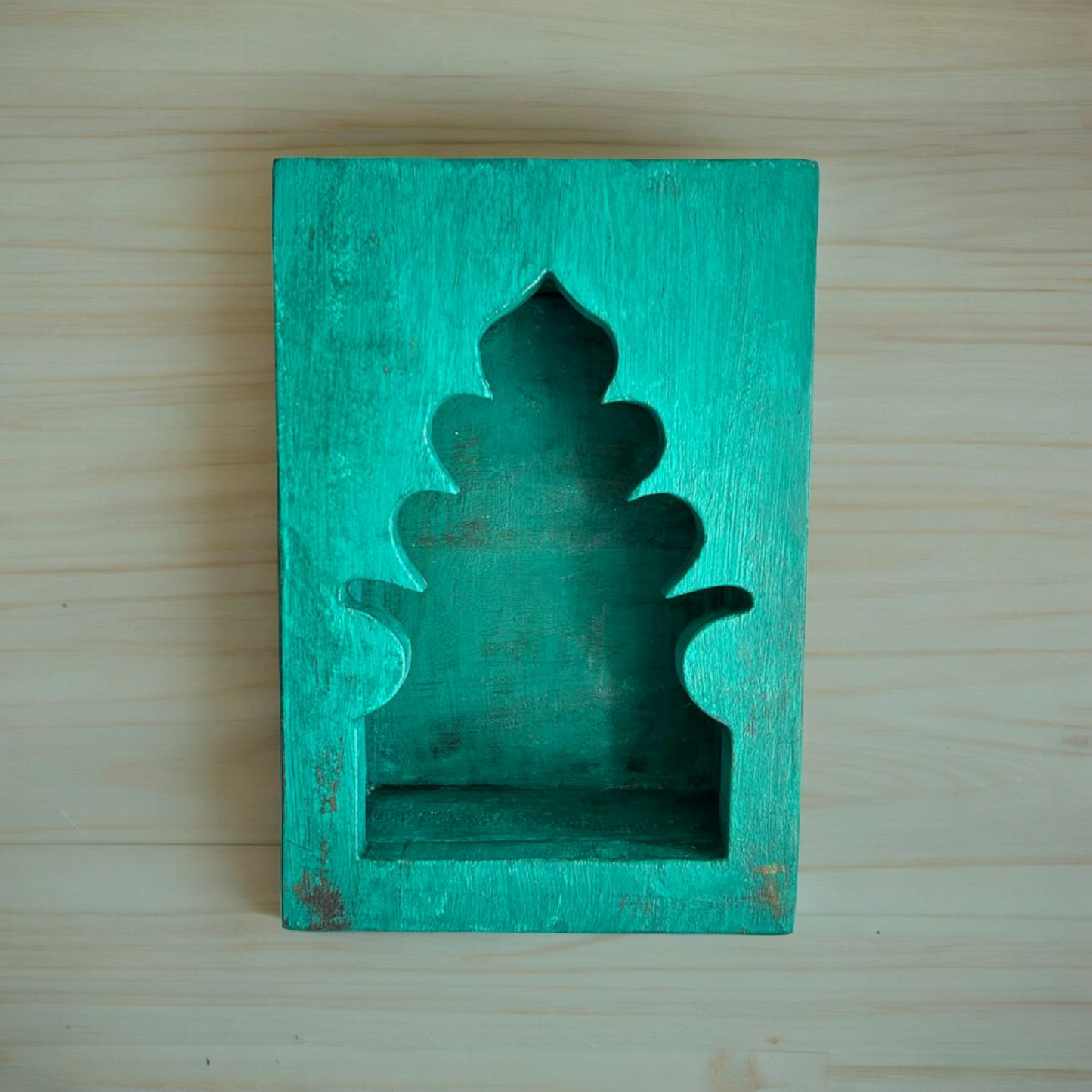 Wooden Jharokha Wall Shelf