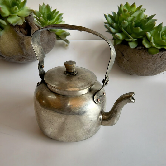 Antique Brass Tea Kettle