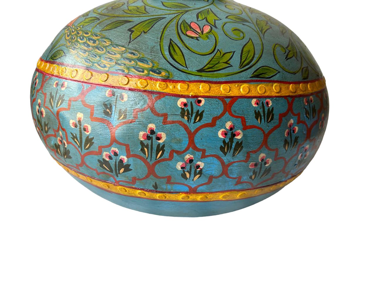 Hand Painted Iron Pot