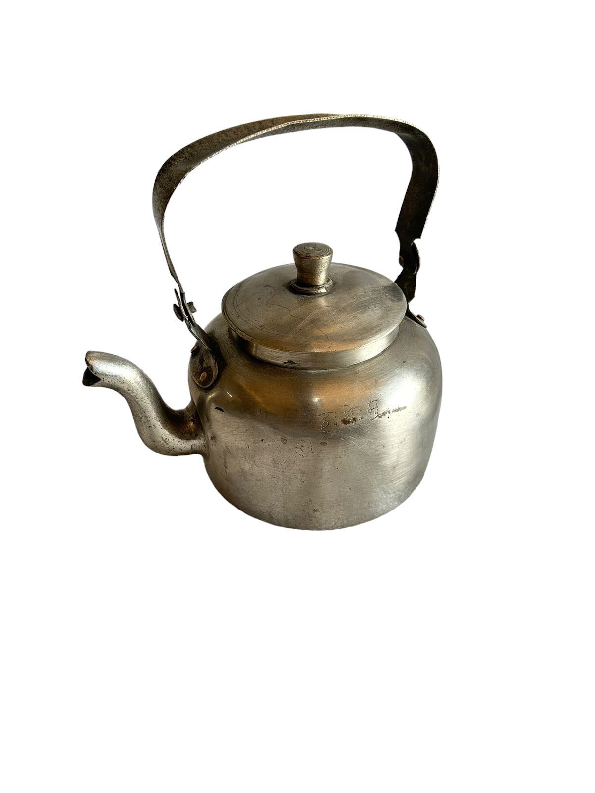 Antique Brass Tea Kettle