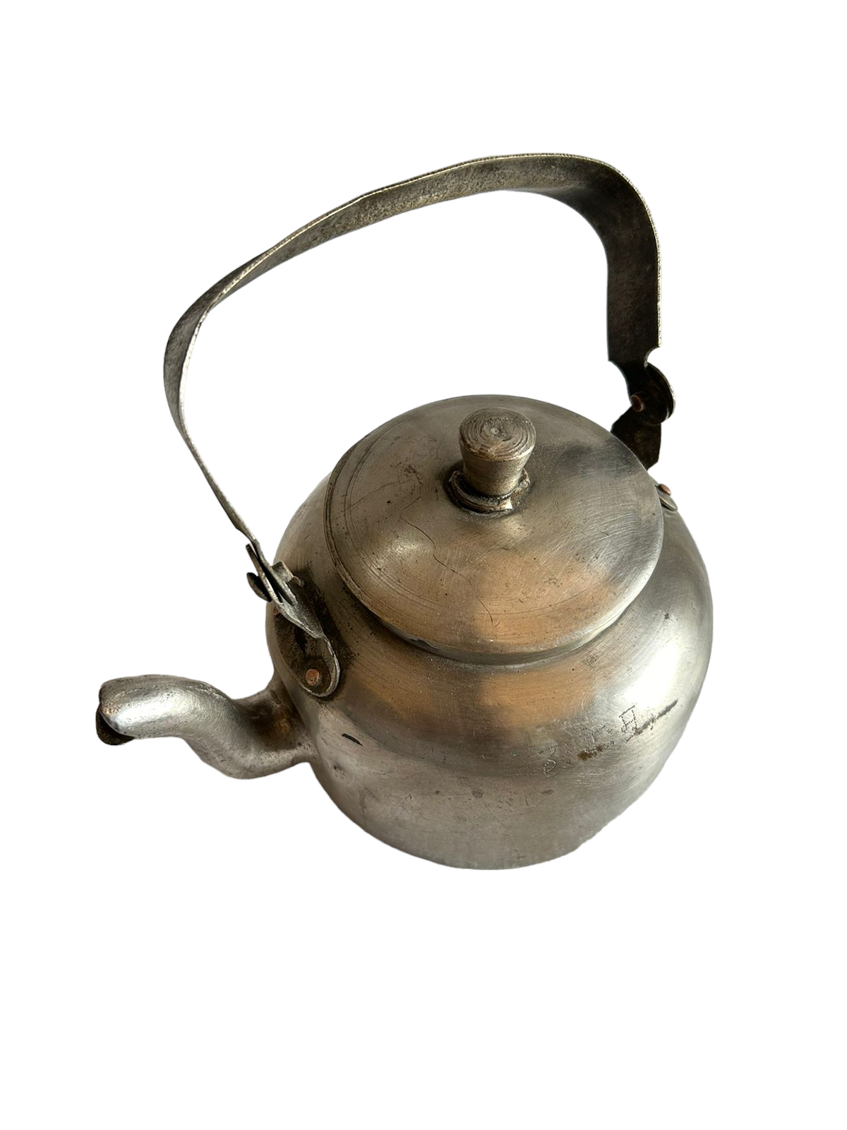 Antique Brass Tea Kettle