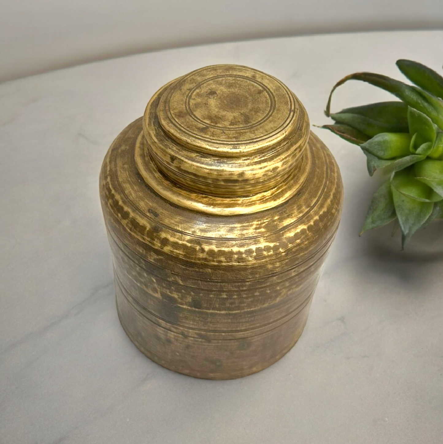 Brass Sugar Storage Pot