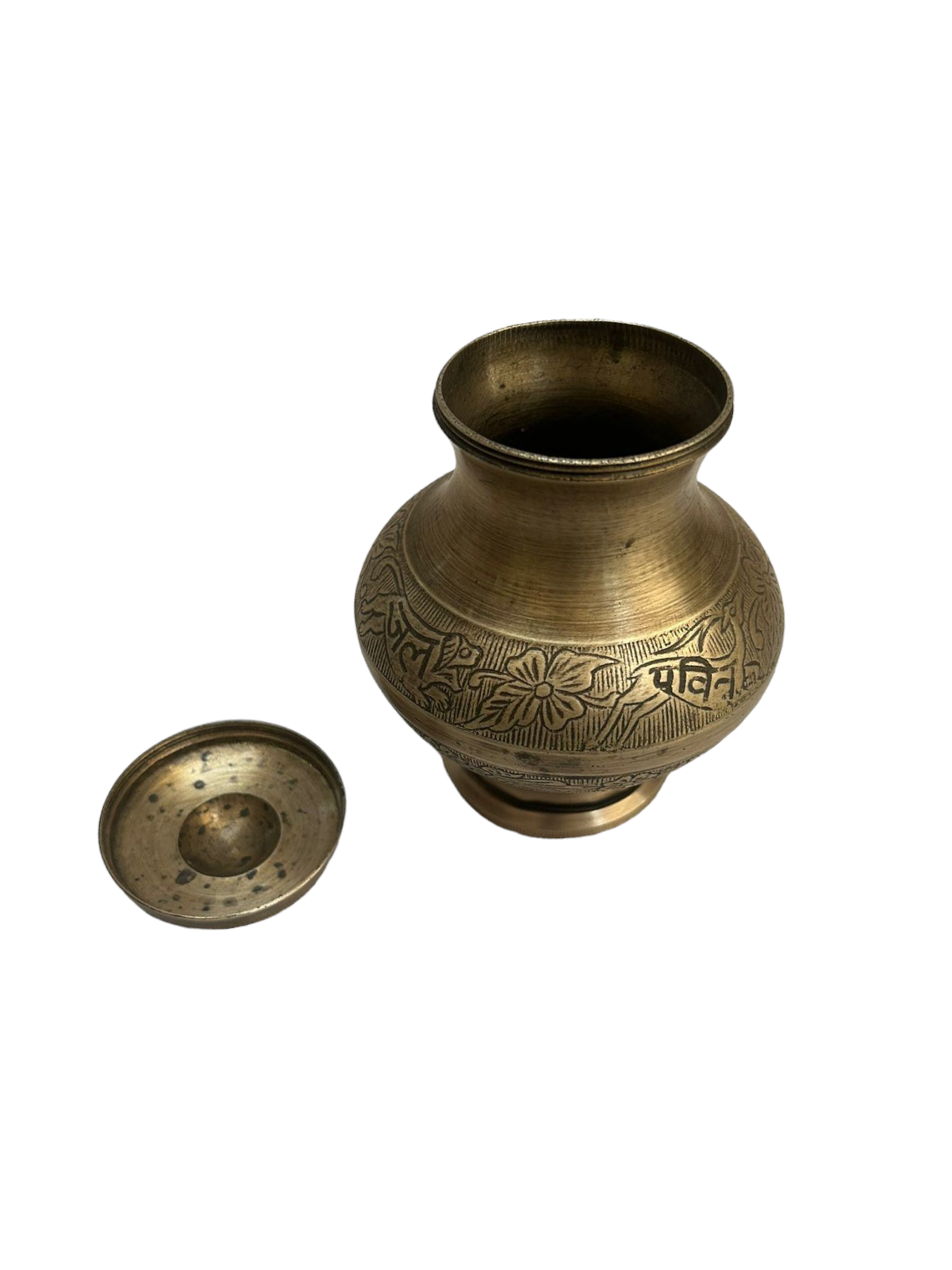 Old Brass Gangajal Water Pot